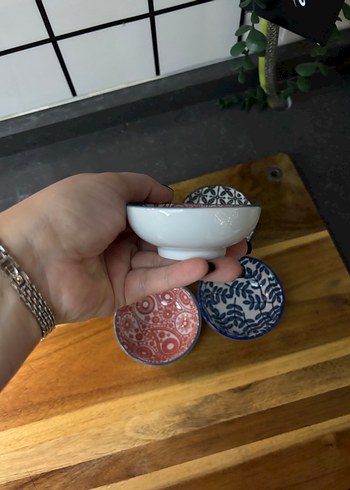 Renkli Bohem Desenli Mini 5 Parça Tabak Seti - Görsel 3