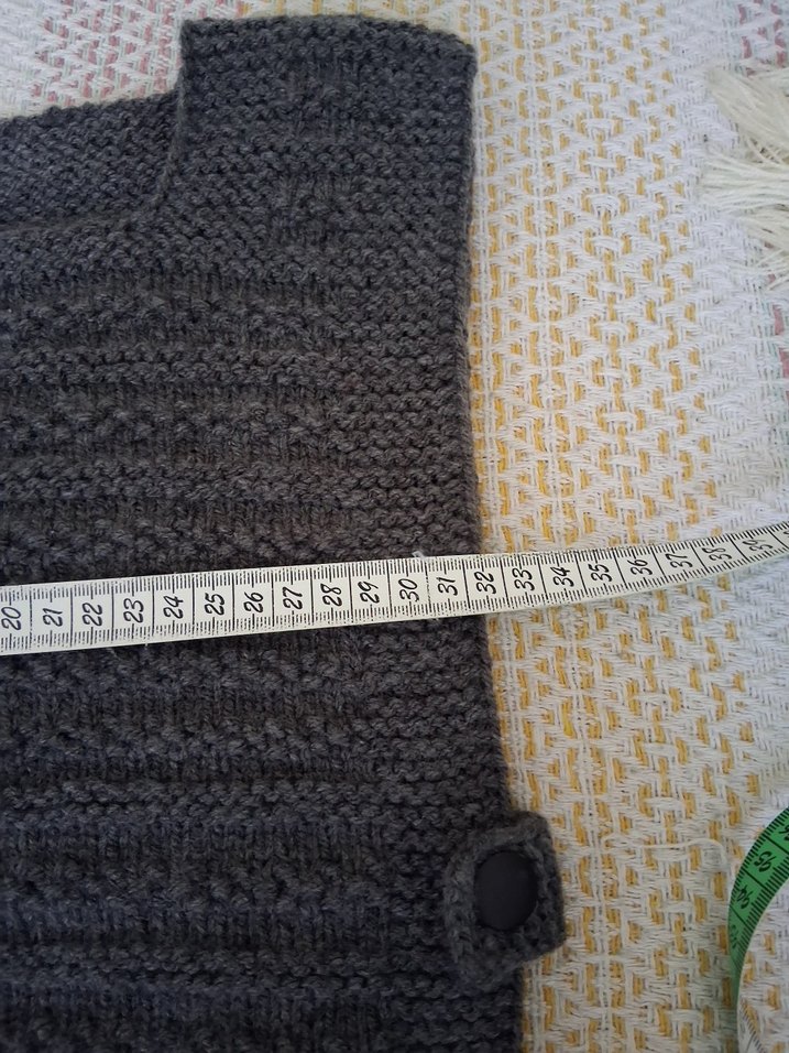 Gri Erkek Çocuk Triko Süveter - Görsel 4