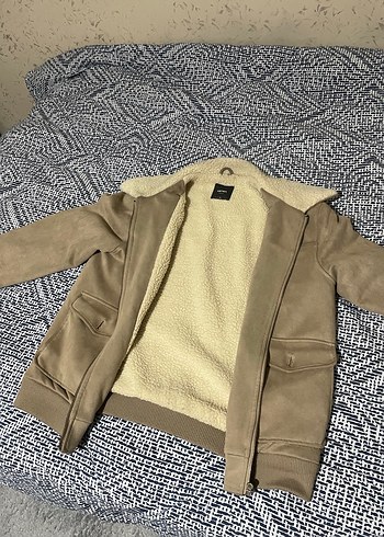 Kahverengi erkek kürklü mont - Görsel 3