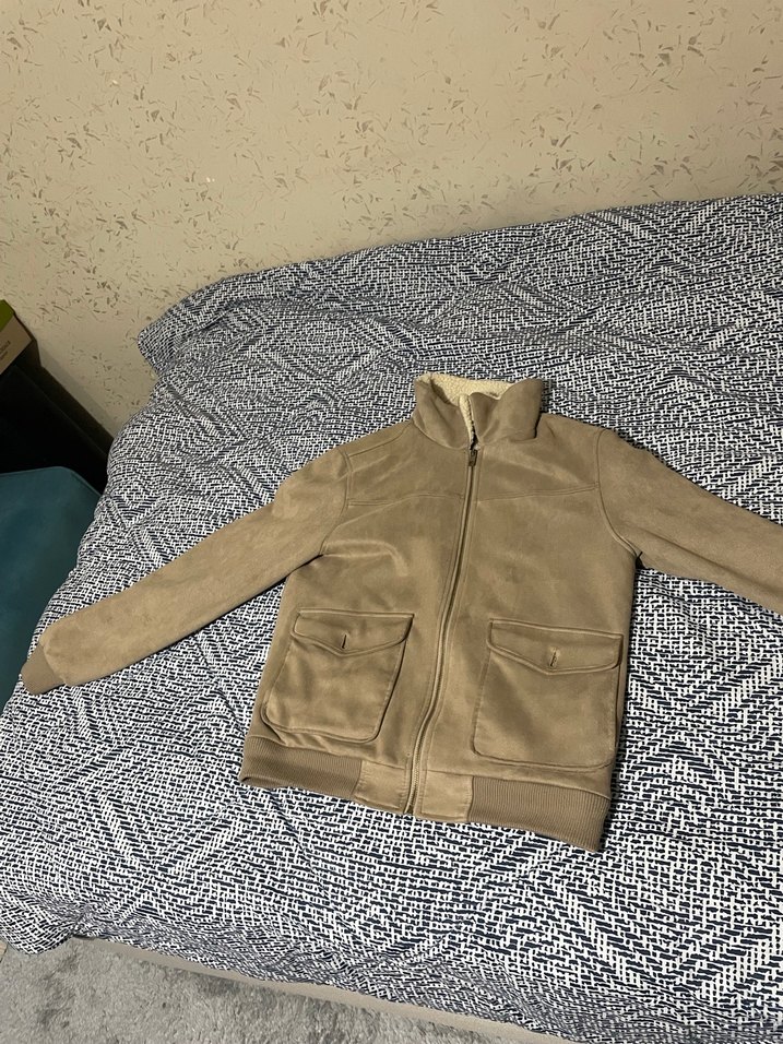 Kahverengi erkek kürklü mont - Görsel 2