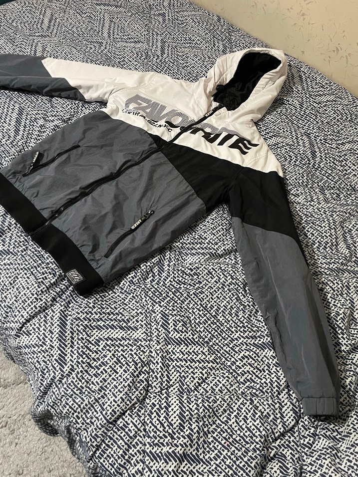 Chapter Kapüşonlu Renk Bloklu Mont - Görsel 2