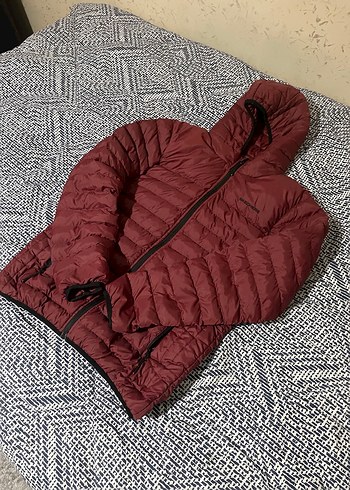 Skechers Erkek Şişme Mont   Bordo  Kapüşonlu - Görsel 2