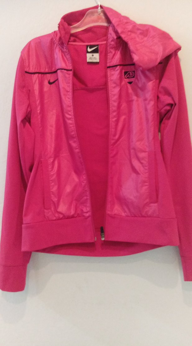 Pembe Fermuarlı Kadın Spor Ceket - Görsel 2