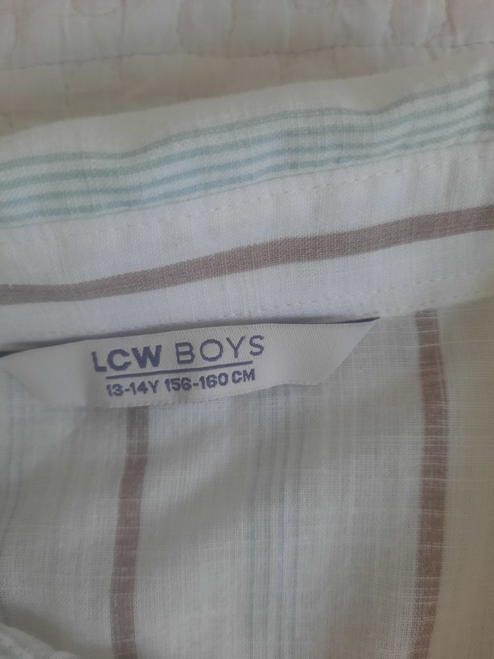 Erkek Beyaz Keten Uzun Kollu Gömlek - Görsel 3