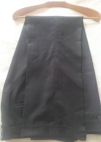 Siyah Düğmeli Erkek Ofis Pantolonu - Görsel 4