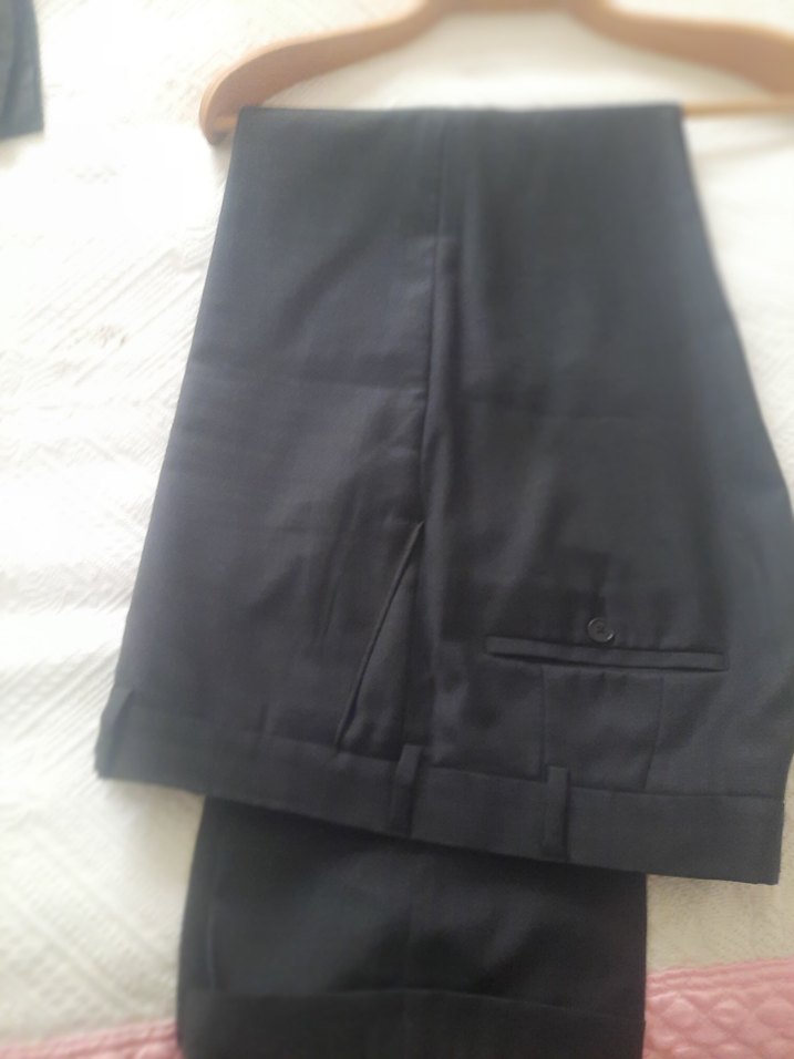 Siyah Düğmeli Erkek Ofis Pantolonu - Görsel 2