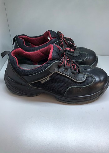 Kırmızı Siyah Erkek Spor Outdoor Ayakkabı Çelik Burunlu - Görsel 2