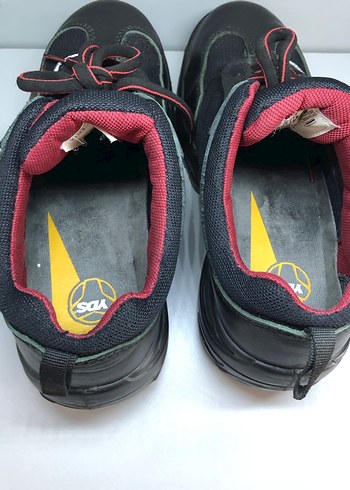 Kırmızı Siyah Erkek Spor Outdoor Ayakkabı Çelik Burunlu - Görsel 4