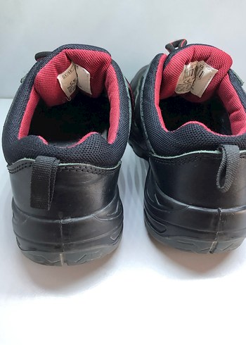 Kırmızı Siyah Erkek Spor Outdoor Ayakkabı Çelik Burunlu - Görsel 3