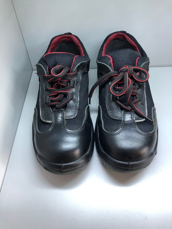 Kırmızı Siyah Erkek Spor Outdoor Ayakkabı Çelik Burunlu - Görsel 5