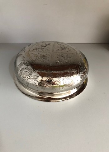 Parlak gümüş Renkli Bakır Kase - Görsel 3