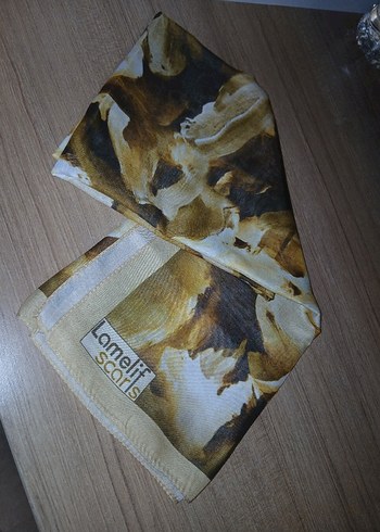 Kadın Camel Renk Parlak Şal - Görsel 2