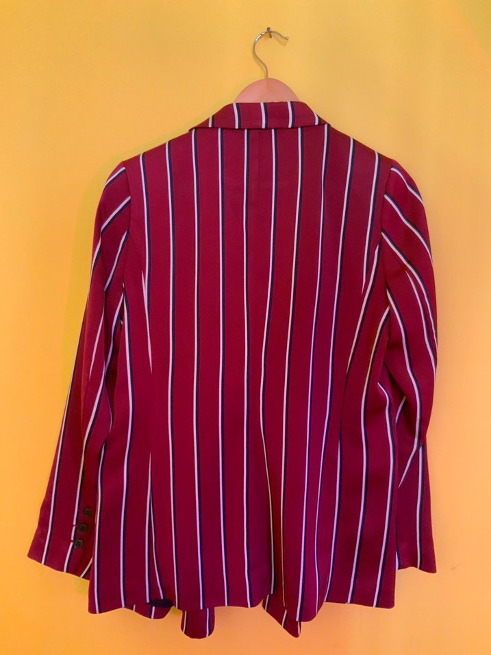 H&M striped blazer  purchased in London (EU 38) - Görsel 3
