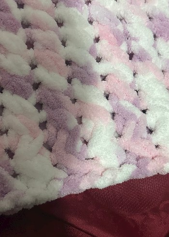 Pembe Pastel Tonlu Puffy Çocuk Battaniyesi - Görsel 6