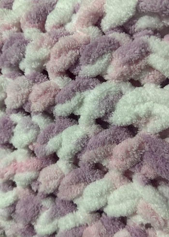 Pembe Pastel Tonlu Puffy Çocuk Battaniyesi - Görsel 3