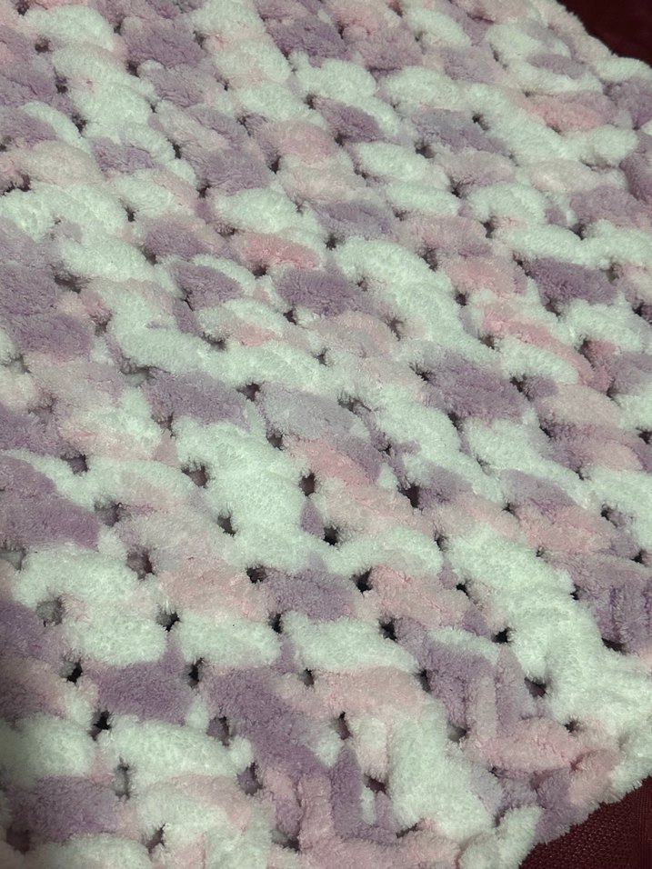 Pembe Pastel Tonlu Puffy Çocuk Battaniyesi - Görsel 5