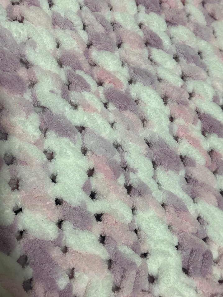 Pembe Pastel Tonlu Puffy Çocuk Battaniyesi - Görsel 4