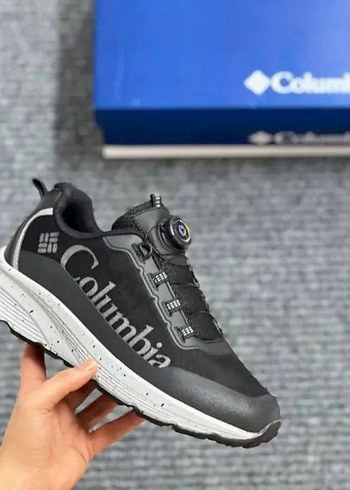 Columbia Siyah Spor Ayakkabı Velcro Detaylı - Görsel 4
