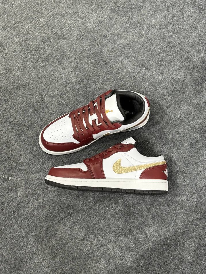 Bordo Beyaz Spor Stiletto Topuklu Kadın Sneakers - Görsel 2