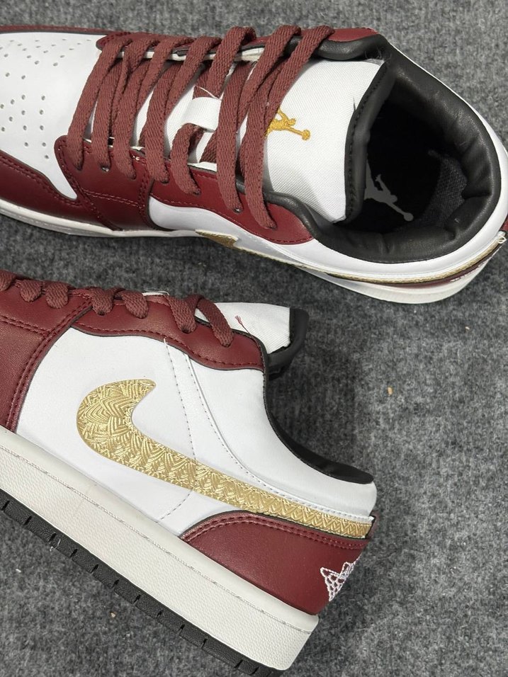 Bordo Stiletto Topuklu Kadın Spor Ayakkabı - Görsel 4