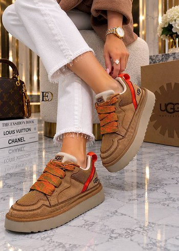 Ugg Kahverengi Suet Sneaker