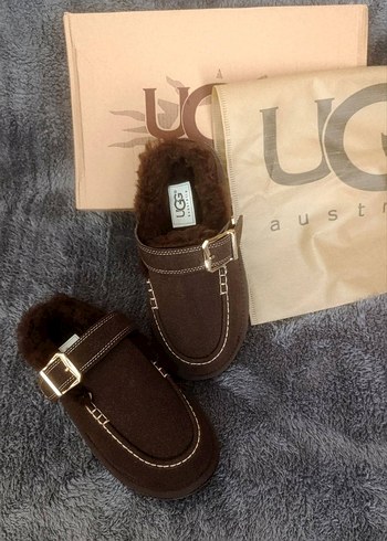 Ugg Kahverengi Suet Terlik
