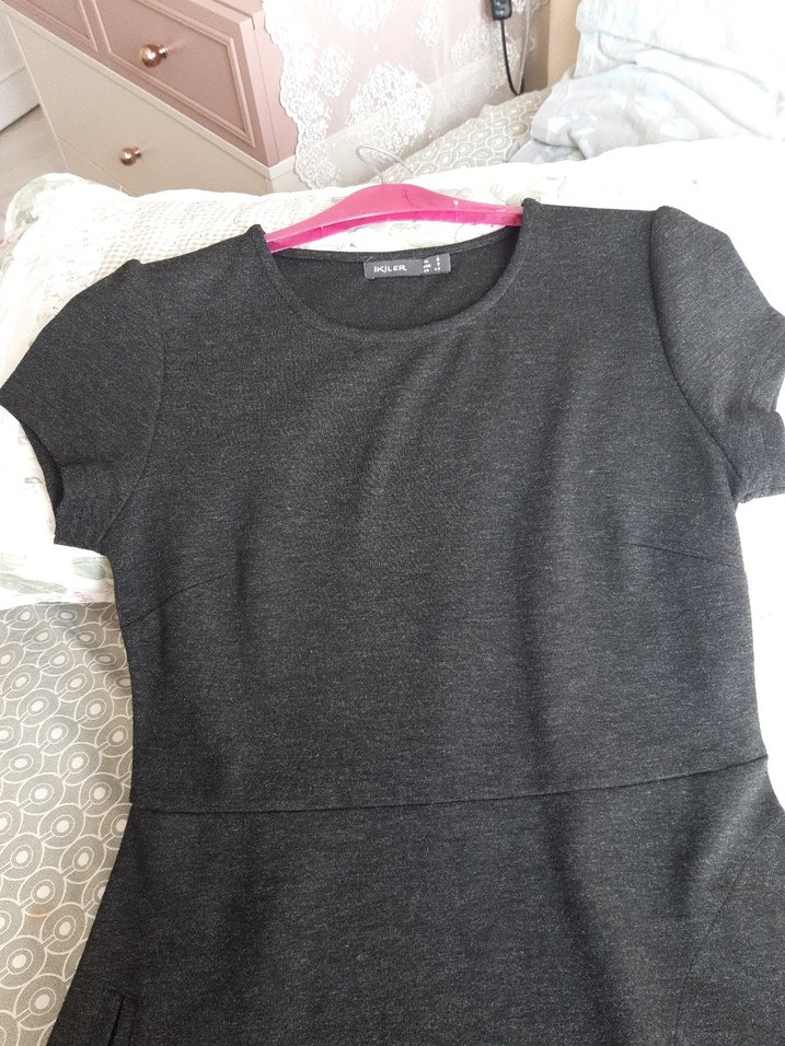 ikiler marka Elbise 36 beden renk Füme - Görsel 4