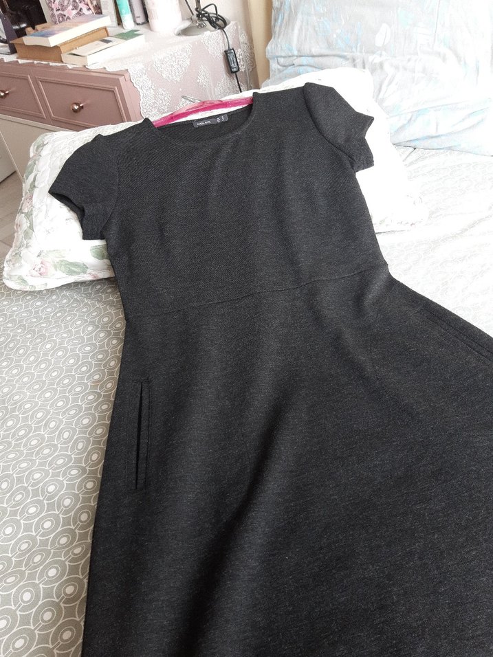 ikiler marka Elbise 36 beden renk Füme - Görsel 3