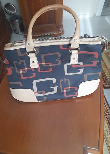 Çok Renkli Deri Kadın Omuz Çantası - Görsel 2