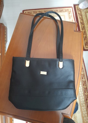 Siyah Deri Kadın Çanta - Görsel 2