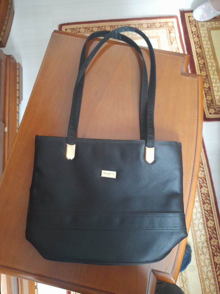 Siyah Deri Kadın Çanta - Görsel 2