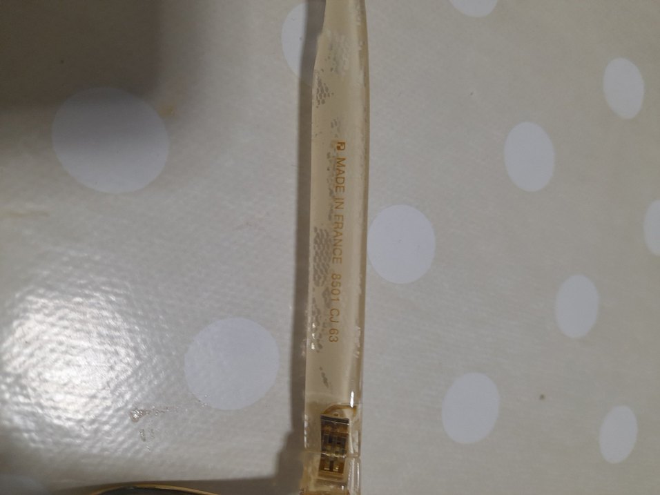 Dantel Detaylı Bej Vintage Kadın Güneş Gözlüğü - Görsel 3