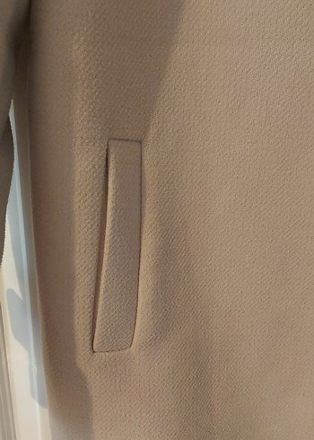 Kürk Yaka Detaylı Bej Kaban - Görsel 3