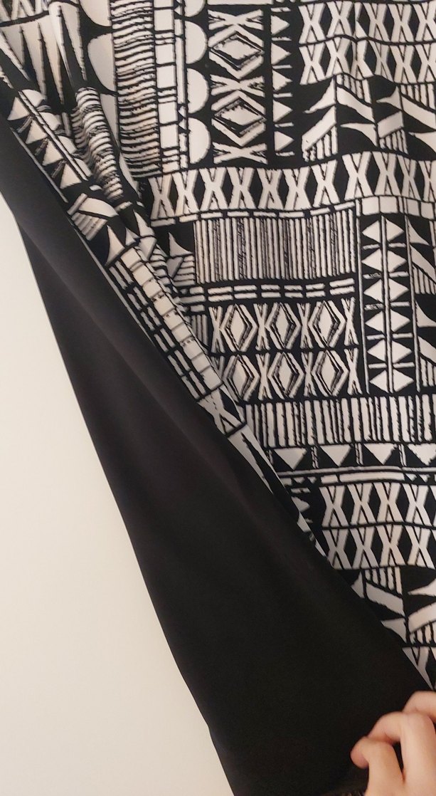 Siyah desenli kalem etek - Görsel 2