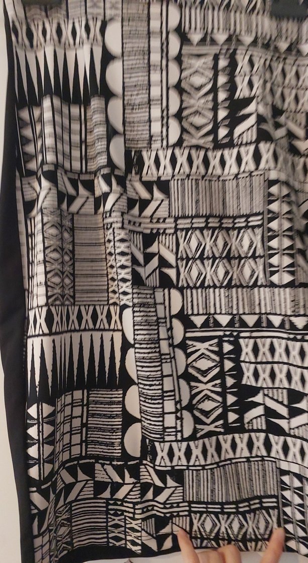 Siyah desenli kalem etek - Görsel 3