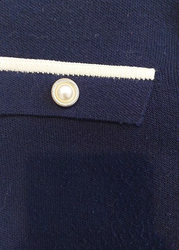 Düğmeli Kısa Kollu Midi Kadın Takım - Görsel 7