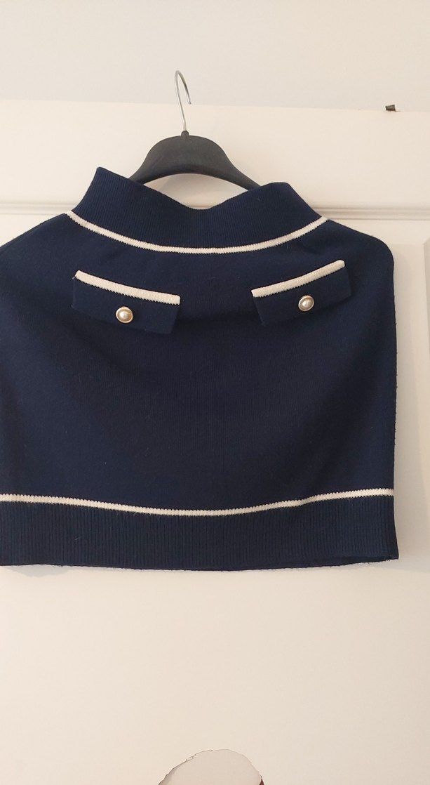 Düğmeli Kısa Kollu Midi Kadın Takım - Görsel 4