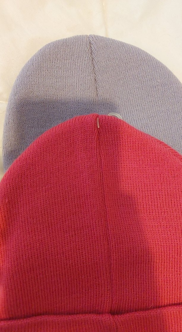 Kadın lila ve Pembe Örgü Bere - Görsel 3