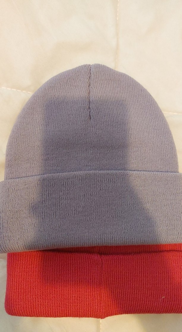 Kadın lila ve Pembe Örgü Bere - Görsel 5