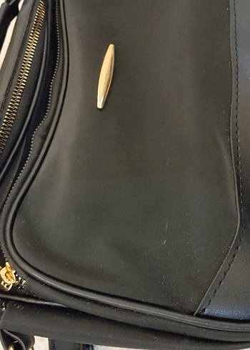 Siyah Kemerli Deri Kadın Çanta - Görsel 3