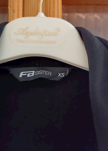 Kadın Siyah Midi Blazer Ceket - Görsel 2