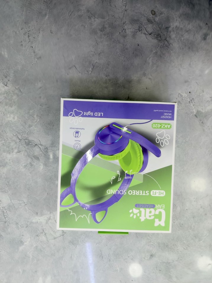 Renkli Kedi Kulaklığı AKZ-020 - Görsel 3