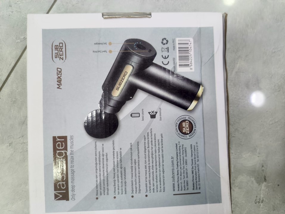 Subzero Max50 Kas Gevşetici Masaj Aleti - Görsel 2