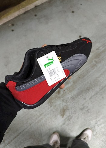 Erkek Siyah Kırmızı Puma Spor 42 NUMARA - Görsel 2