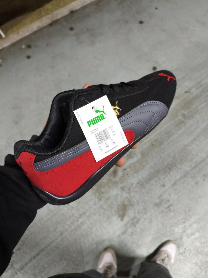 Erkek Siyah Kırmızı Puma Spor 42 NUMARA - Görsel 2