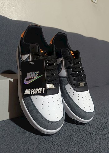 Gri Nike Air Force 1 Erkek Spor Ayakkabı - Görsel 4