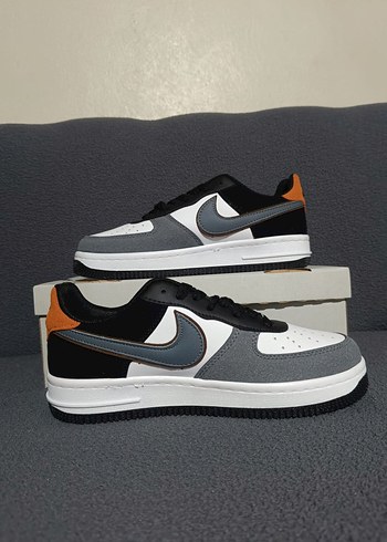 Gri Nike Air Force 1 Erkek Spor Ayakkabı - Görsel 2