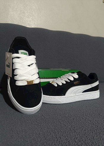 Puma Siyah Beyaz unisex Sneakers - Görsel 4