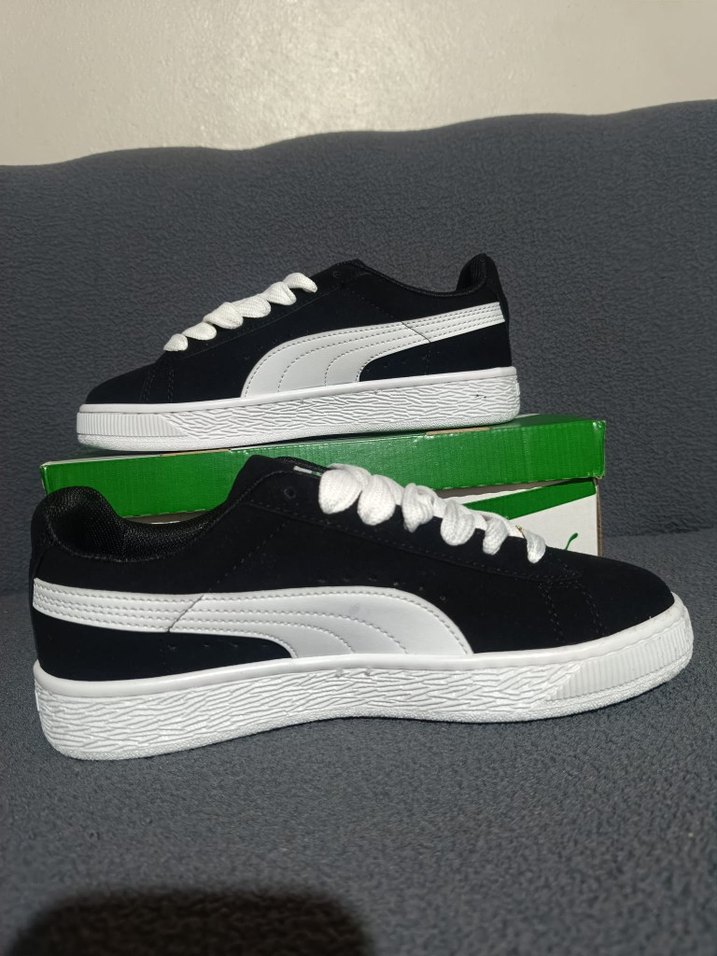 Puma Siyah Beyaz unisex Sneakers - Görsel 3