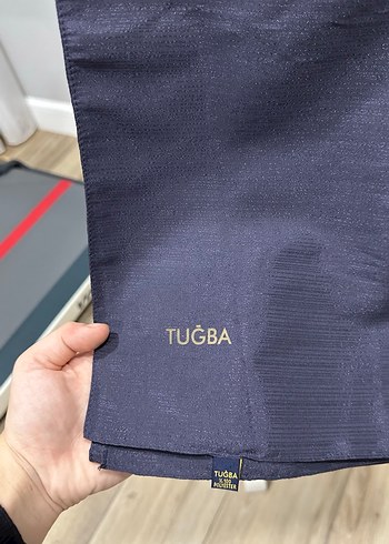 Lacivert Kadın Drapeli Sarmal Kumaş - Görsel 3